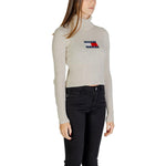 Tommy Hilfiger Jeans Beige Recycled Polyester Sweater TO-14577702507-XL