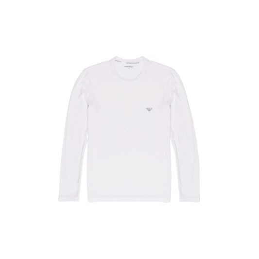 Emporio Armani Underwear White Modal Long Sleeve T-Shirt