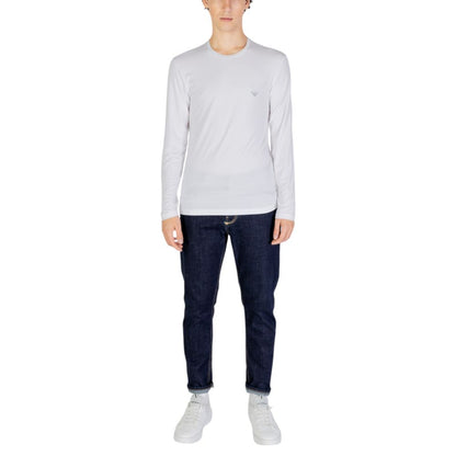 Emporio Armani Underwear White Modal Long Sleeve T-Shirt