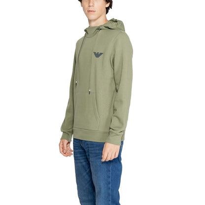 Emporio Armani Underwear Green Cotton Hoodie