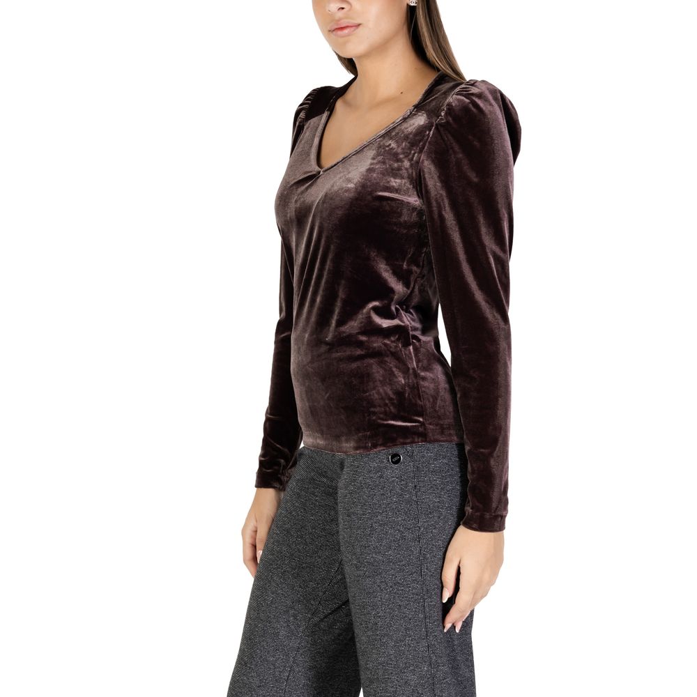 B.Young Brown Polyester Sweatshirt