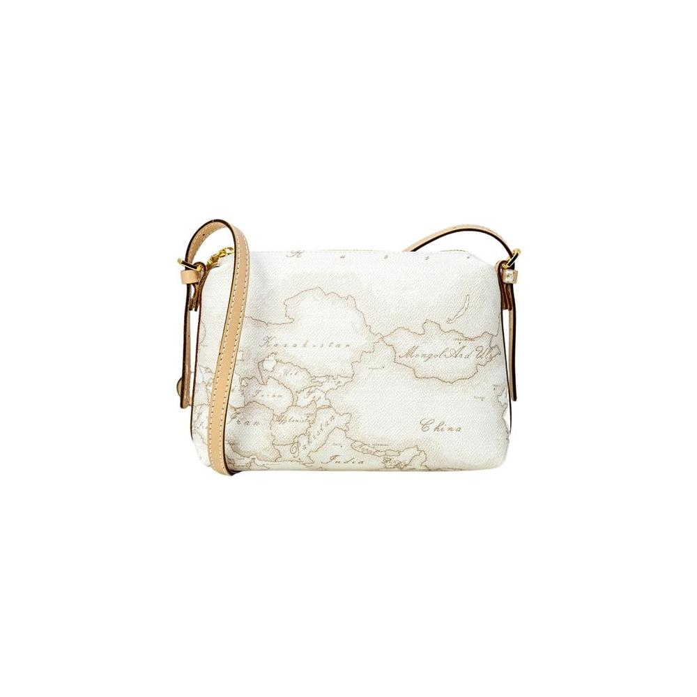 Front view with bag zipped and handles upright.
