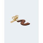 Alviero Martini Prima Classe Beige Cotton Keychain ALMAPRCL-8033000127