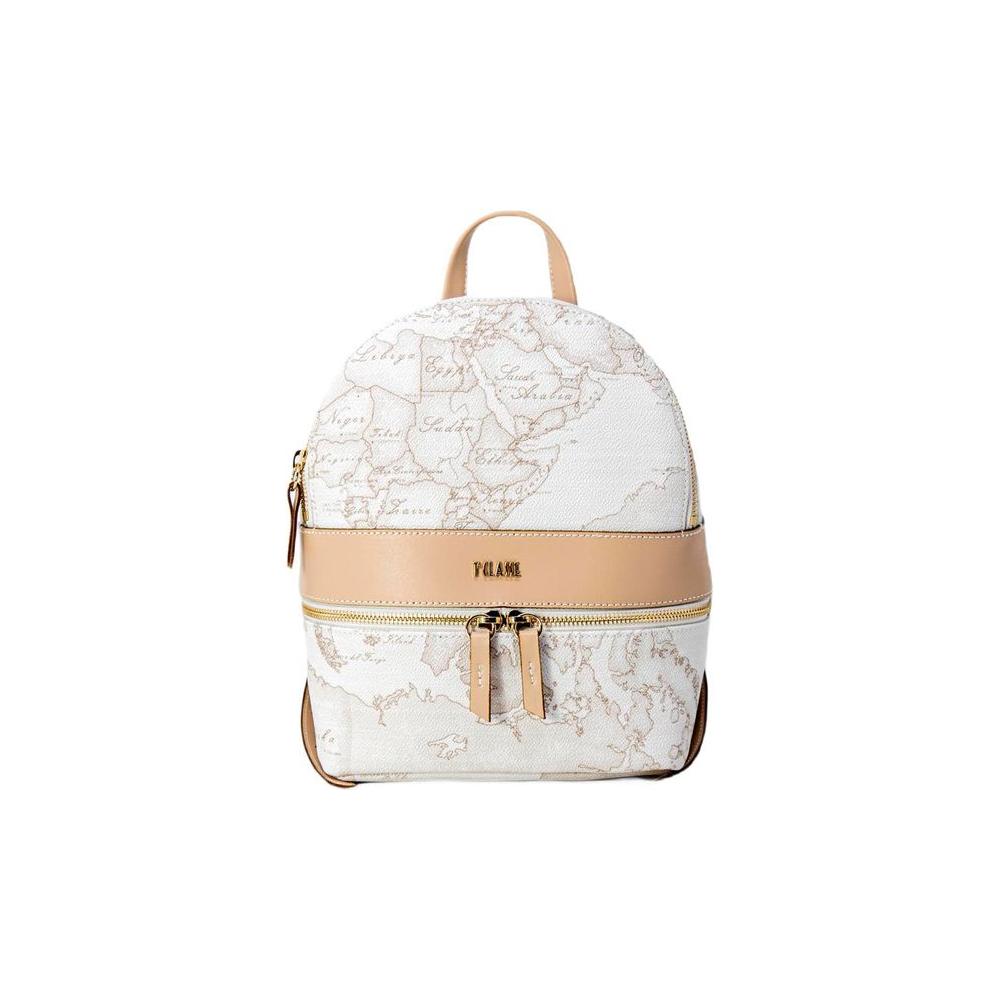 Front view with bag zipped and handles upright.