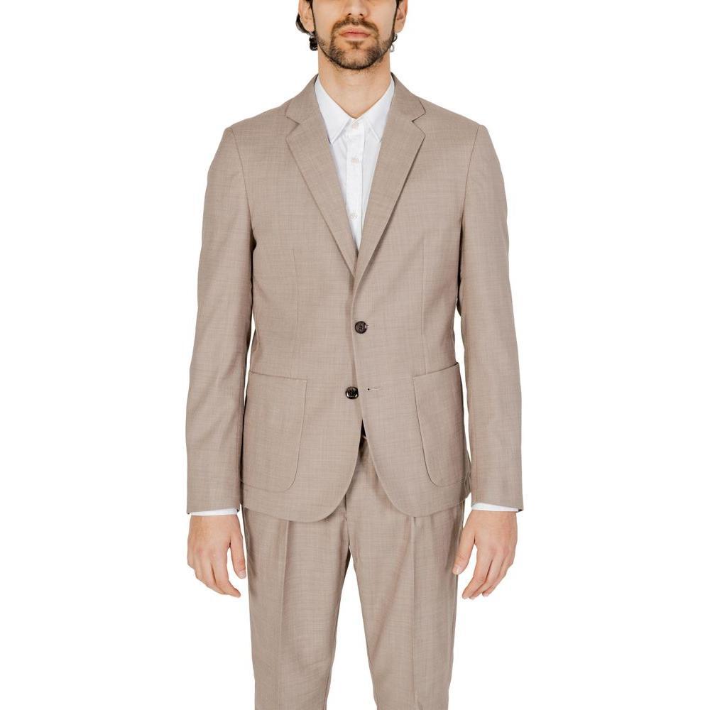 Antony Morato Beige Polyester Blazer AN-13367200127-IT56 | 3XL