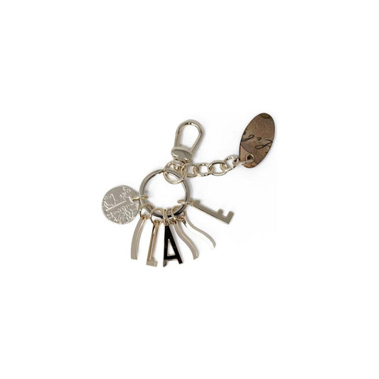 Alviero Martini Prima Classe Gold Zinc Keychain