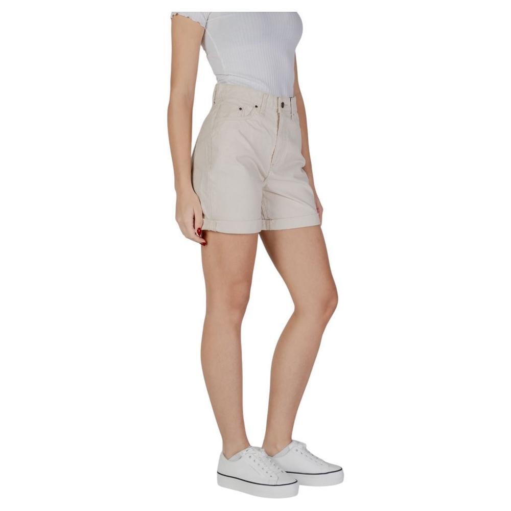 B.Young Beige Cotton Short BY-14885200127-W25