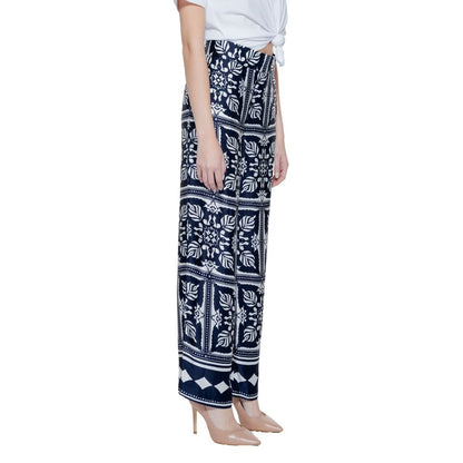 Street One Blue Viscose Pant
