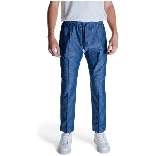 Antony Morato Blue Cotton Jeans & Pant