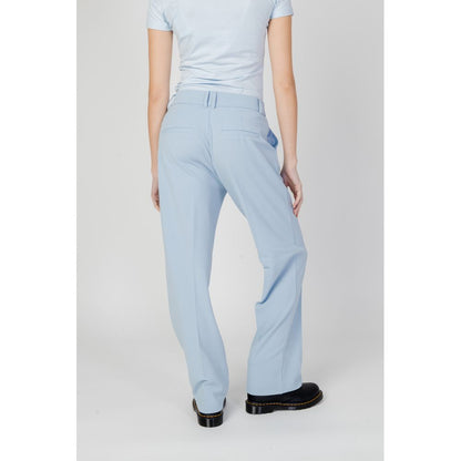 Only Blue Polyester Casual Pants