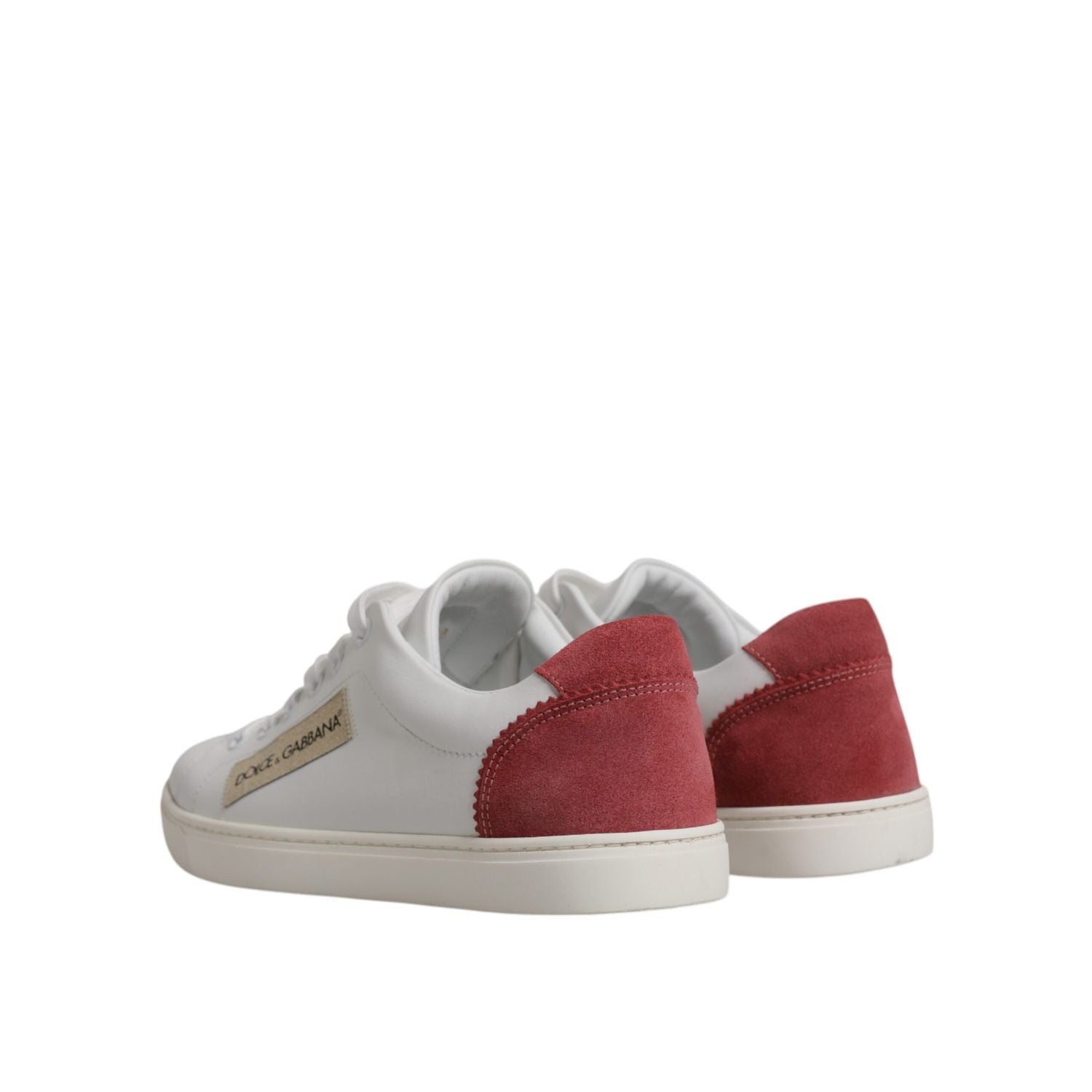 Dolce & Gabbana White London Calf Leather Sneakers Shoes
