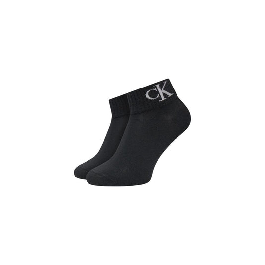 Calvin Klein Jeans Black Cotton Tights & Sock