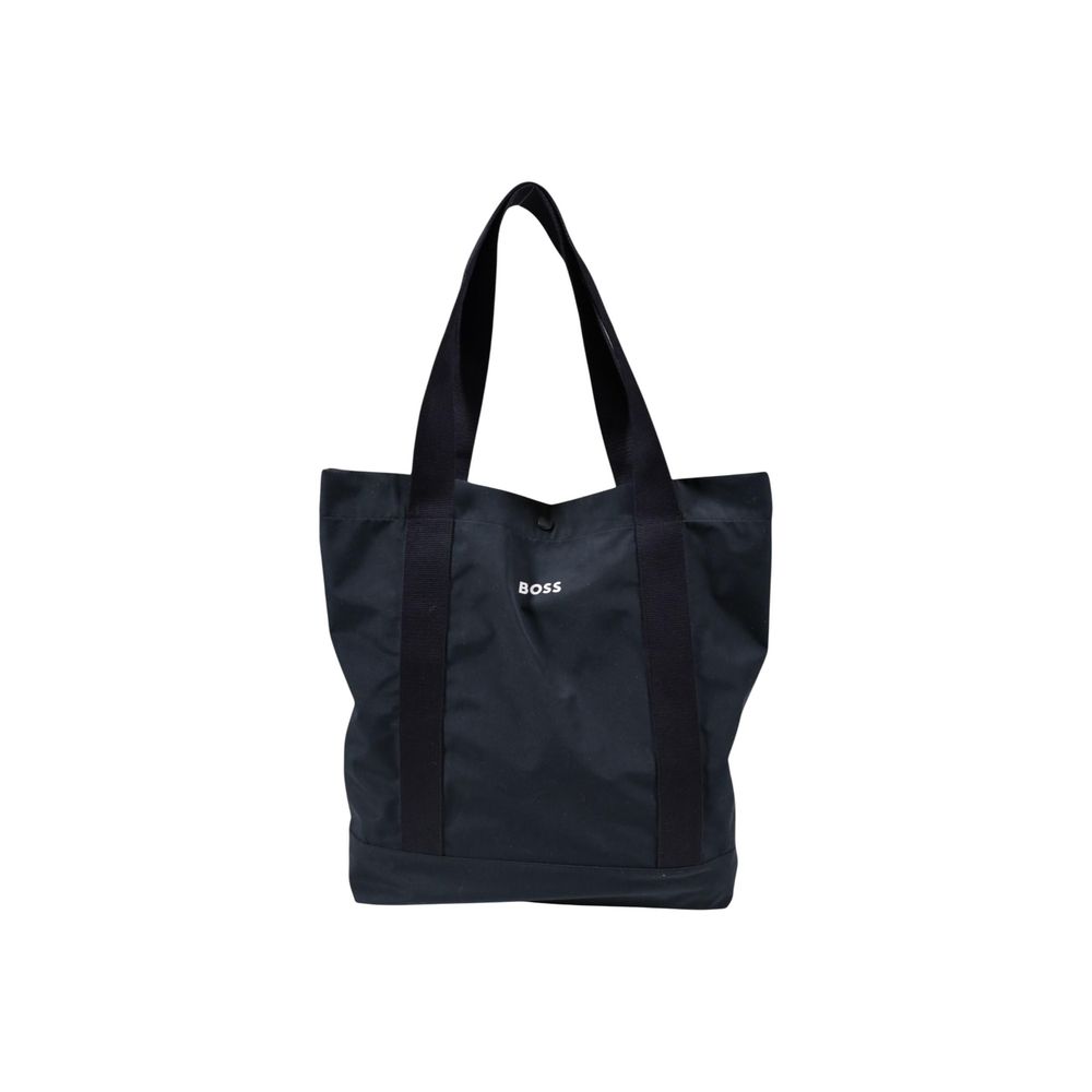 Front view with bag zipped and handles upright.