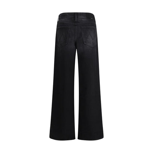 Mother Denim The Spinner Zip Sneak Jeans Mother Denim Black