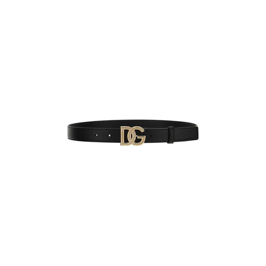 Dolce & Gabbana Leather Belt DO-BE1447AW57680999-80 CM / 32 INCHES