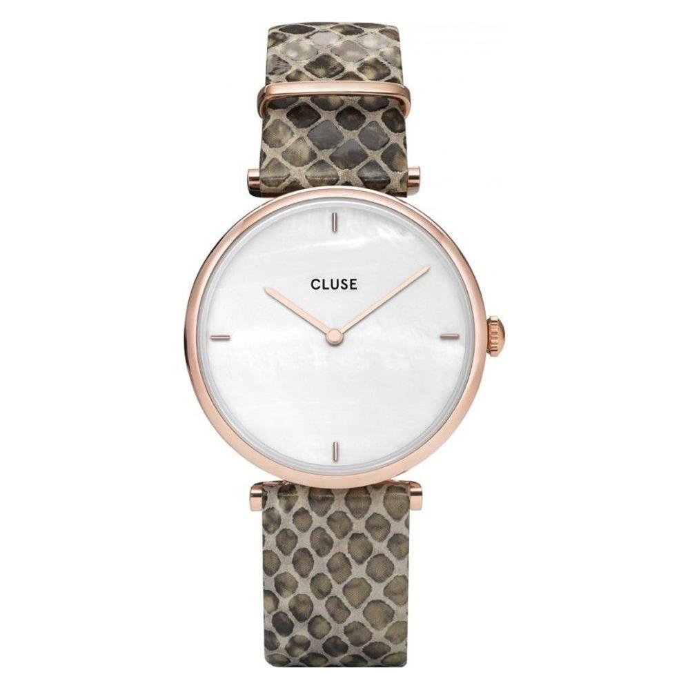 Cluse Beige Leather Watch CLCL61007AC