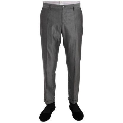 Dolce & Gabbana Black Stretch Crystal Bee Slim Fit Suit Suit