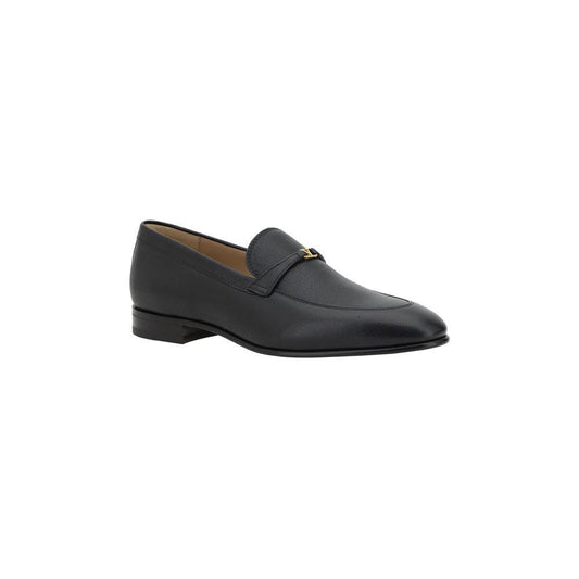 Valentino Garavani Leather Loafers Valentino Garavani Dark Slate Gray