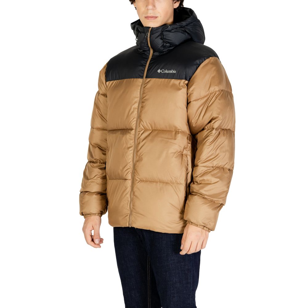 Columbia Beige Nylon Shell Jacket