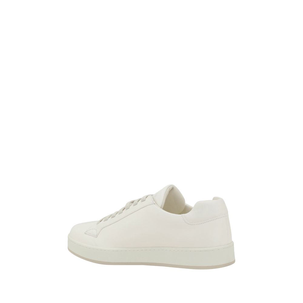 Church's White Rubber Low Top Sneakers