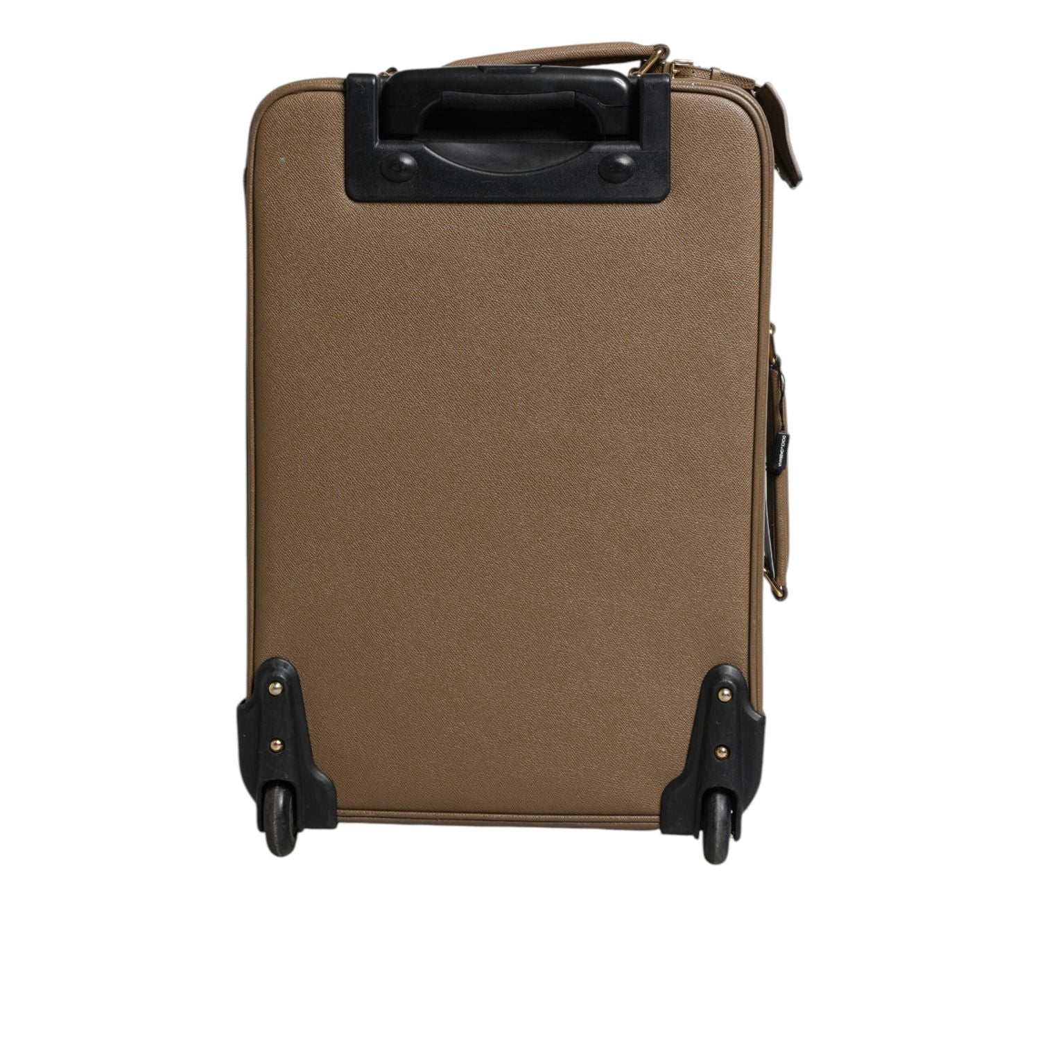 Front view with bag zipped and handles upright.
