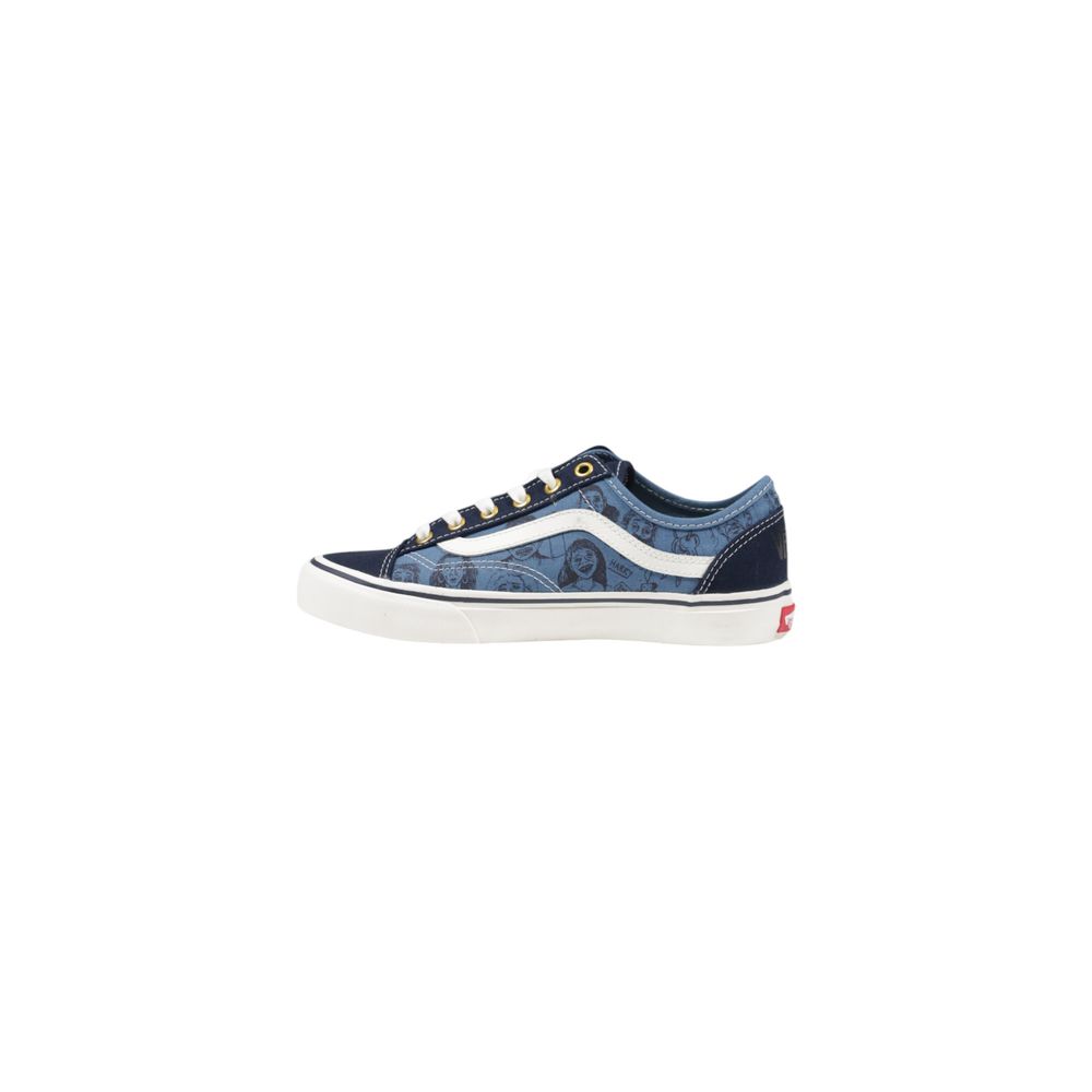 Vans Blue Suede Leather Low Top Sneakers