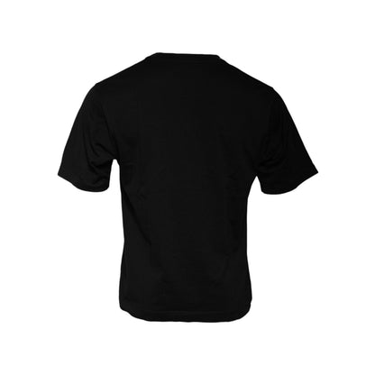 Dolce & Gabbana Black DG Logo Crew Neck Short Sleeve T-shirt