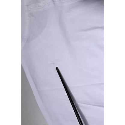 Balenciaga White Logo Cotton Crew Neck Short Sleeves T-shirt