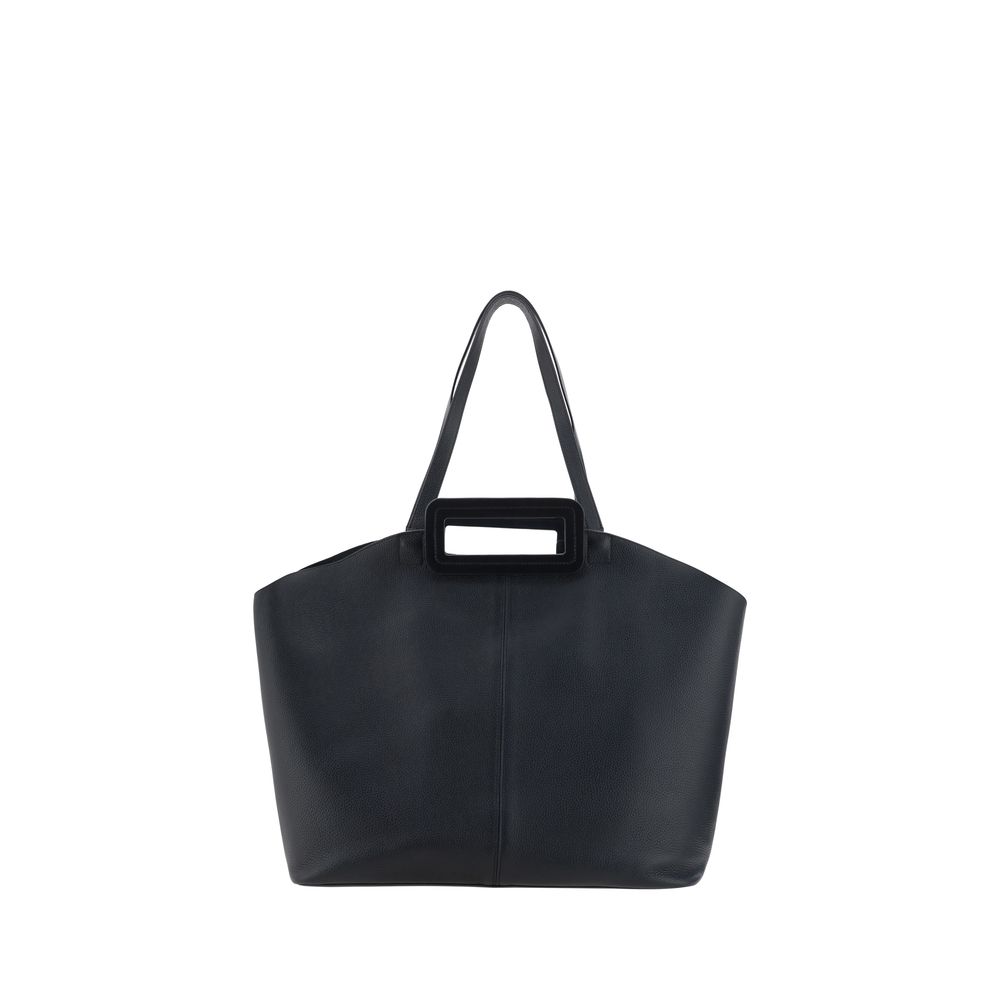 Front view with bag zipped and handles upright.
