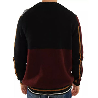 Dolce & Gabbana Multicolor KING Knight Monkey Knitted Cashmere Wool Sweater