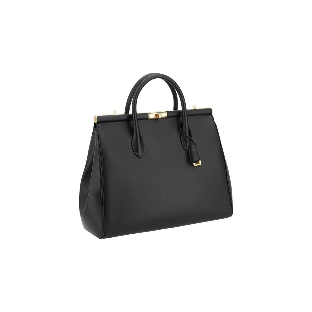 Front view with bag zipped and handles upright.