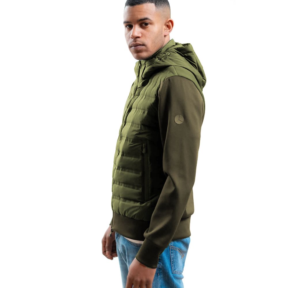 People Of Shibuya Green Polyester Men Jacket