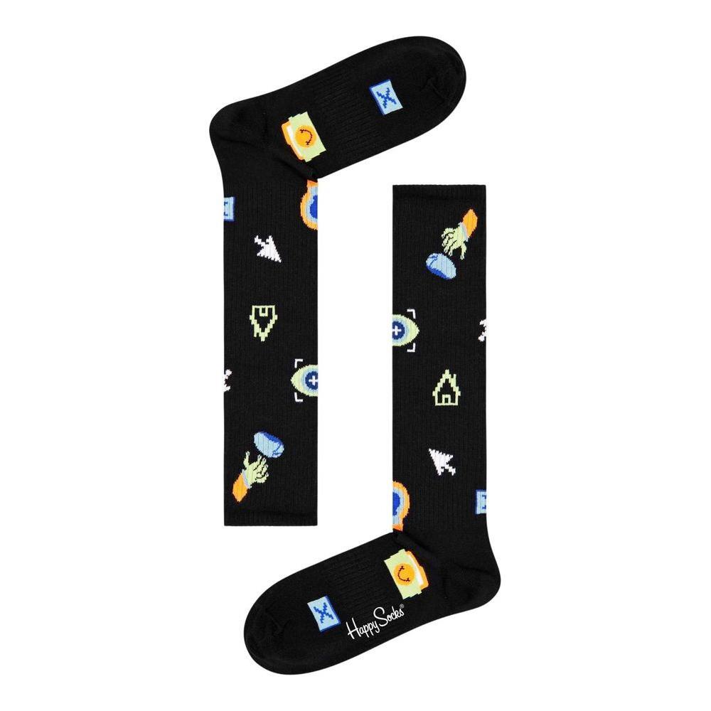 Happy Socks Black Cotton Socks