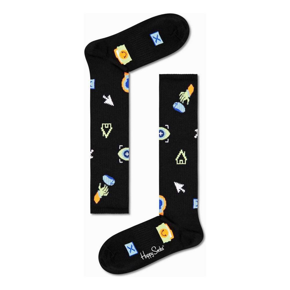 Happy Socks Black Cotton Socks