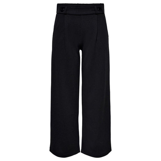 Jacqueline De Yong Black Polyester Jeans & Pant Jacqueline De Yong Black