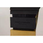 Dolce & Gabbana Gold Glitter Leopard Sorrento Sneakers Shoes LA9108-40.5