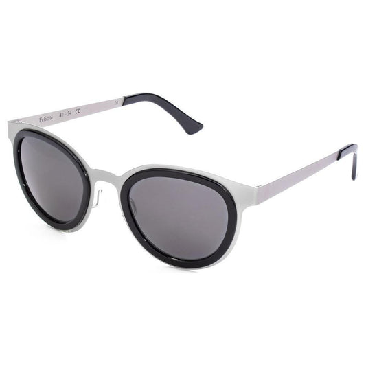 LGR Gray Stainless Steel Sunglasses LGFELICITESILVER01AC