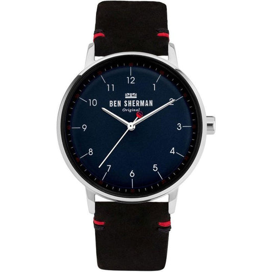 Ben Sherman Black Leather Watch