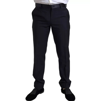 Dolce & Gabbana Black 3 Piece Single Breasted MARTINI Suit