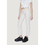 Vero Moda Beige Cotton Bootcut Jean VE-13395202507-L/34