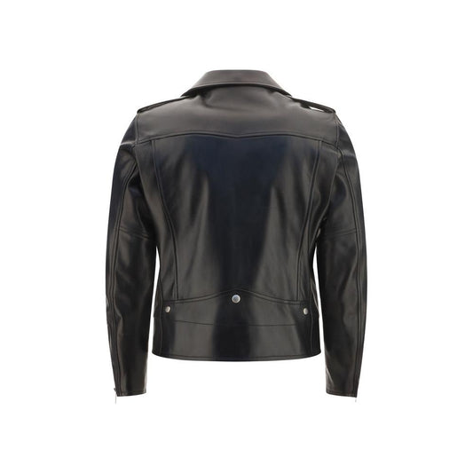 Saint Laurent Leather Jacket Saint Laurent Dark Slate Gray