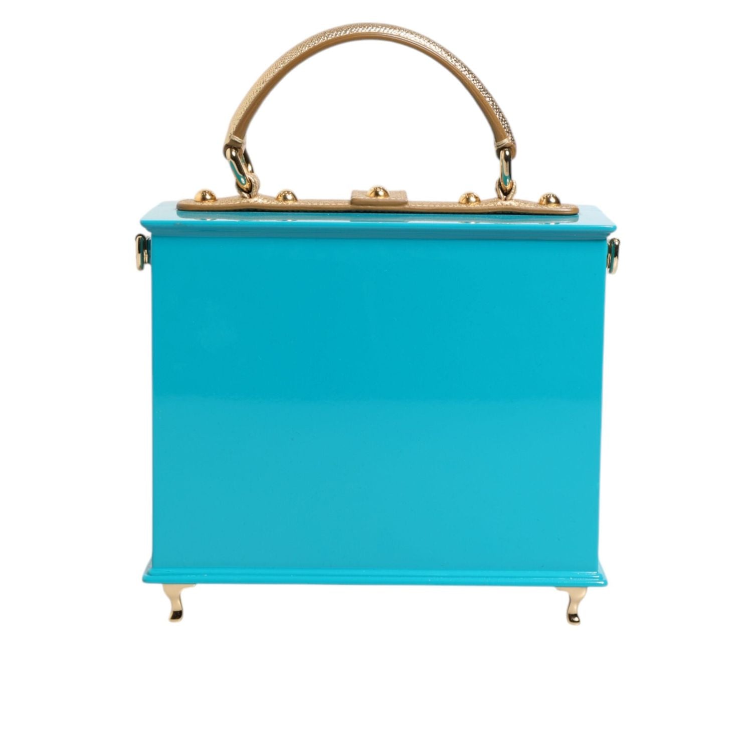 Front view with bag zipped and handles upright.