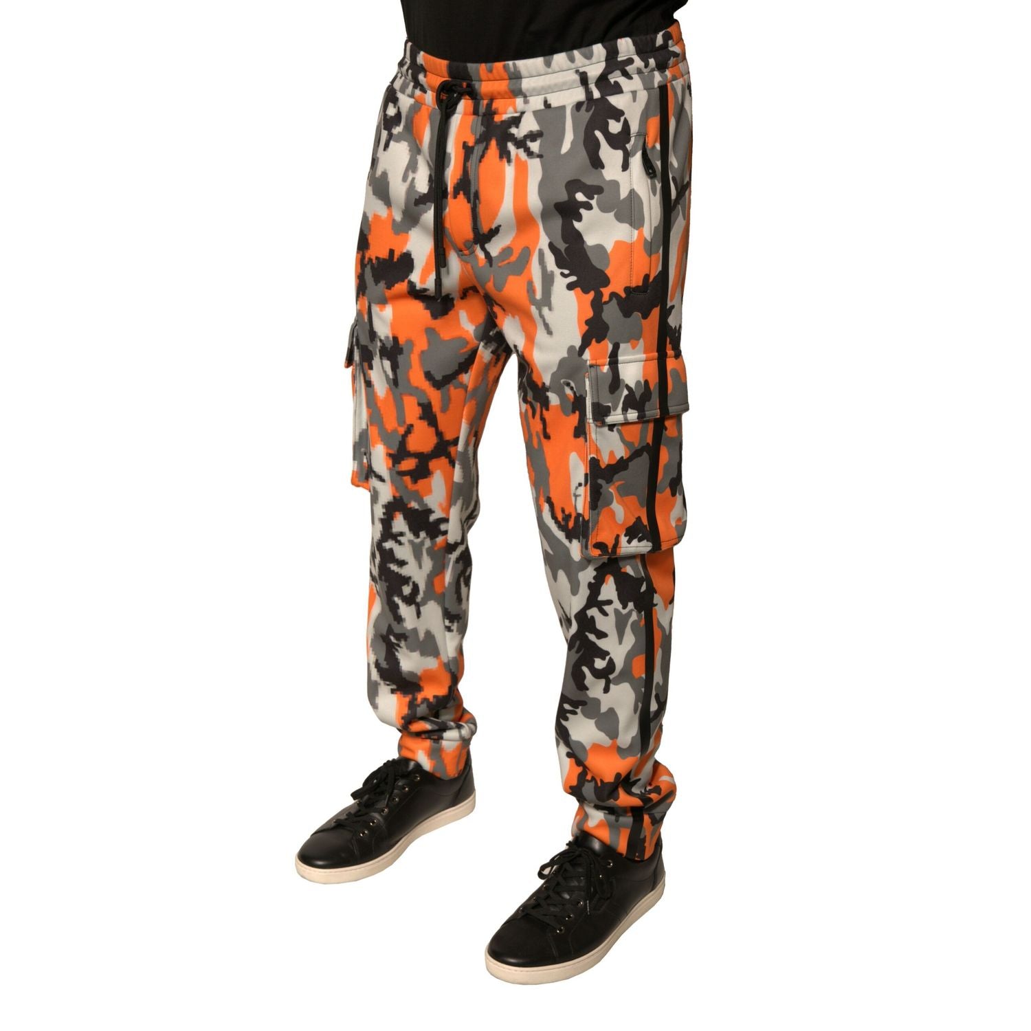 Dolce & Gabbana Multicolor Camouflage Cargo Jogger Pants