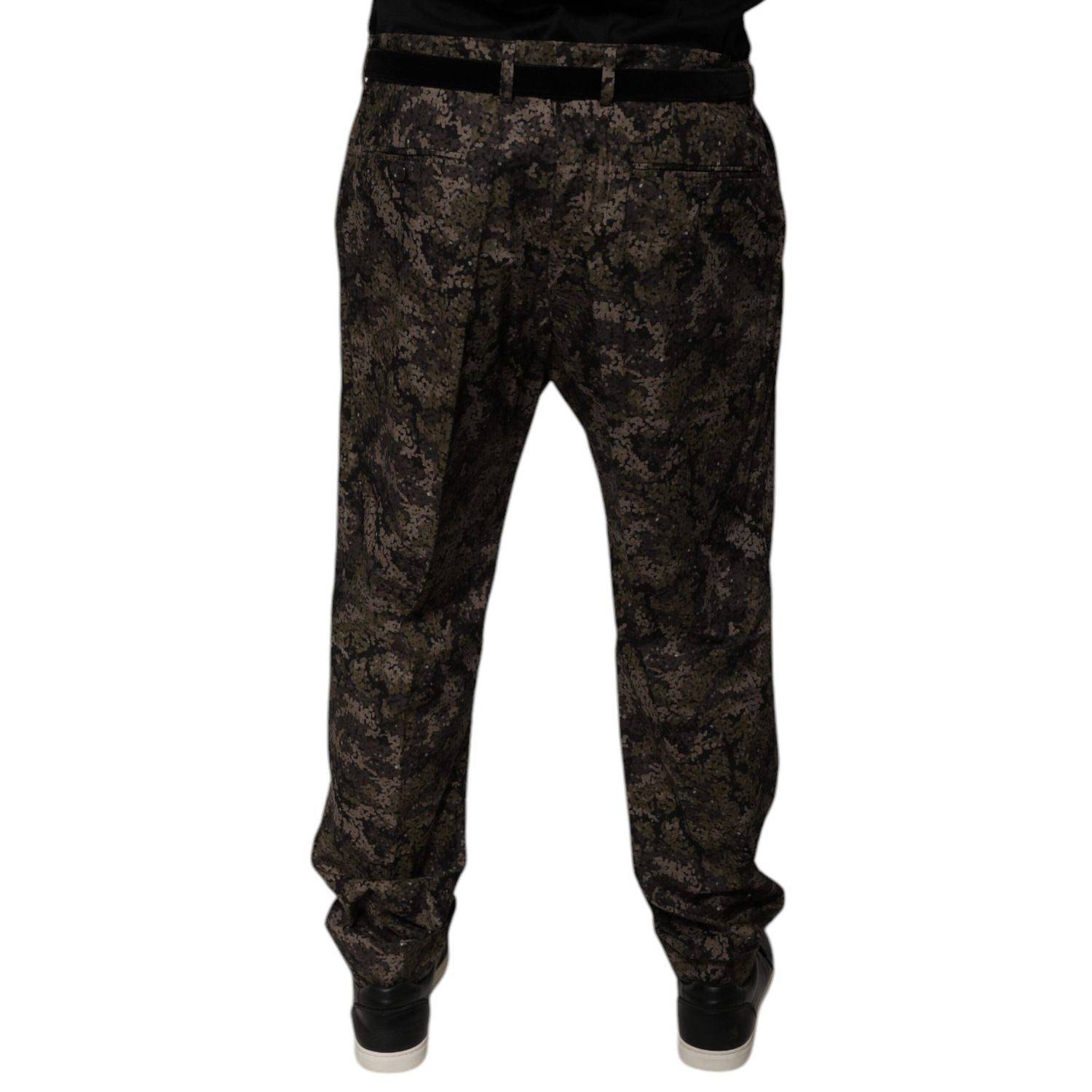 Dolce & Gabbana Multicolor Camouflage Men Dress Pants