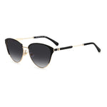 Kate Spade Black Metal Sunglasses KSIANNAGSRHLF69OAC