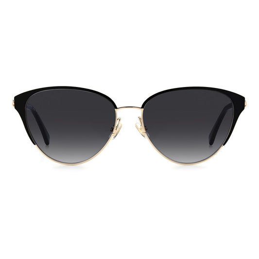 Kate Spade Black Metal Sunglasses KSIANNAGSRHLF69OAC