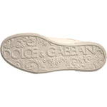 Dolce & Gabbana White Miami Leather Low Top Sneakers Shoes MV6964-40