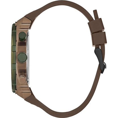 Guess Brown Synthetic Dress Watch