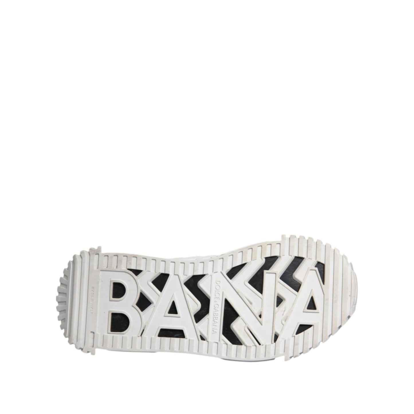 Dolce & Gabbana White Black NS1 Low Top Sneakers Shoes