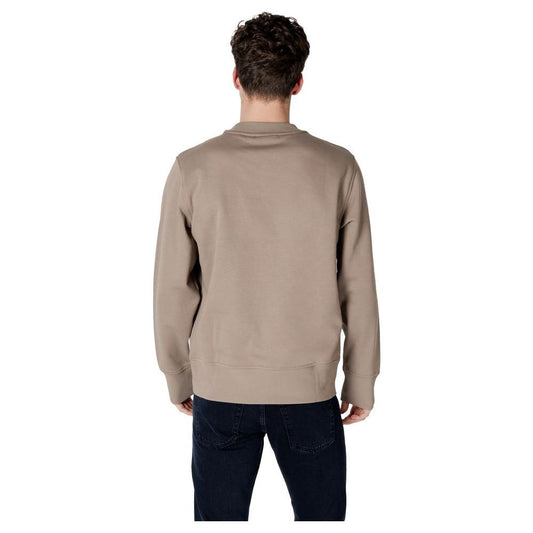 Calvin Klein Jeans Beige Cotton Sweater
